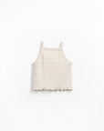 Play up - kids - striped rib top - gres