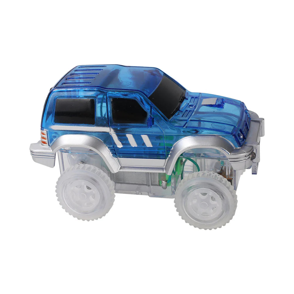 CleverClixx - race track car - blue
