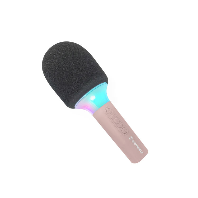 Kidywolf - kidymic - karaoke microphone - pink