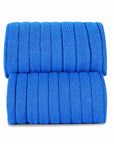 Condor - basic rib knee high socks - 2.016/2 447 - electric blue