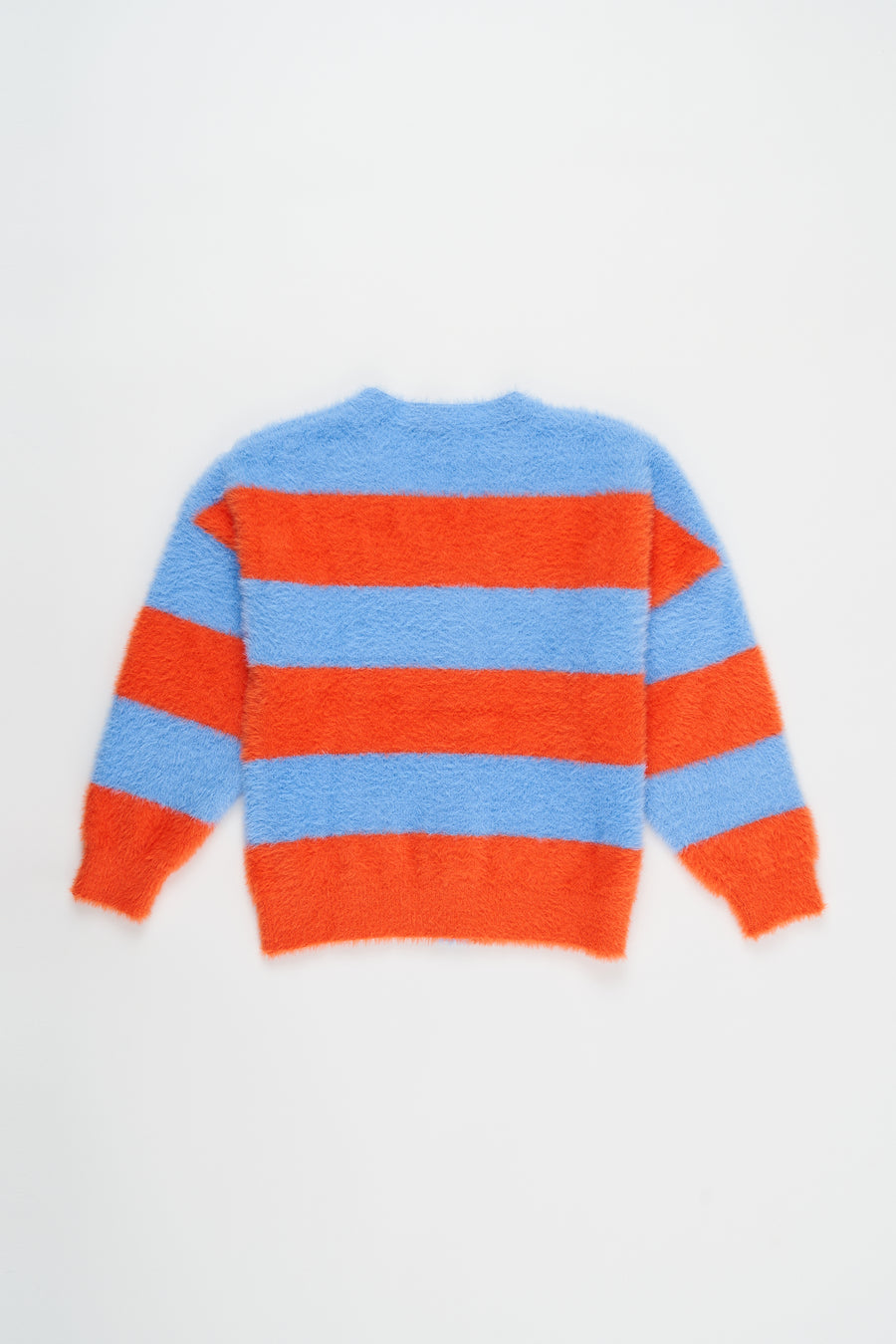 Maison Mangostan - stripes cardigan - orange/blue