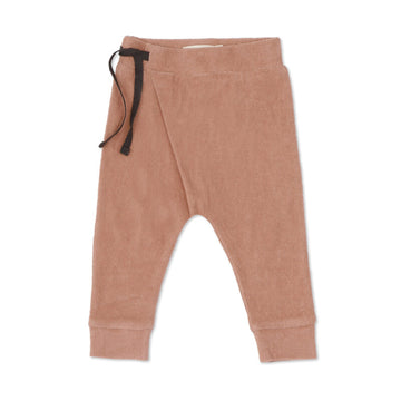 Phil and phae - frotté harem pants baby  - pink