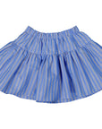 Marmar - Sylvia - cotton skirt - cornflower stripe