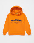 Maison Mangostan - the original logo hoodie - orange