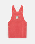 Weekend house kids - corduroy strawberry dress - red