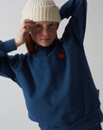 Weekend house kids - whk sweatshirt - dark blue