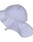 Marmar - alba - poplin baby sunhat - bolich blue stripes