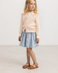 Marmar - tulda - kids cotton cardigan - soft rosa