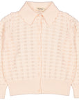 Marmar - tulda - kids cotton cardigan - soft rosa