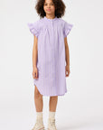 Molo - cortny - rail stripe dress - purple