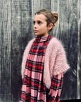 Ariane Knitwear - handmade wool cardigan - pink