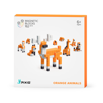 Pixio - orange animals - 162 blocks