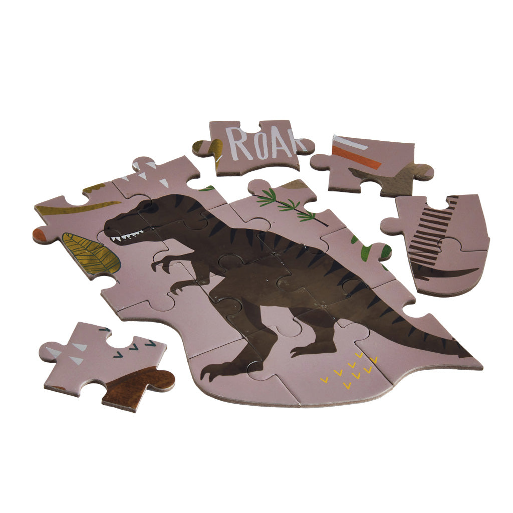 Floss &amp; Rock - Jigsaw puzzle - dinosaurs - 80 pcs