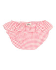 Buho - bb - gingham culotte - coral red