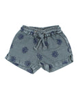 Buho - bb - batik swimshorts - blue teal