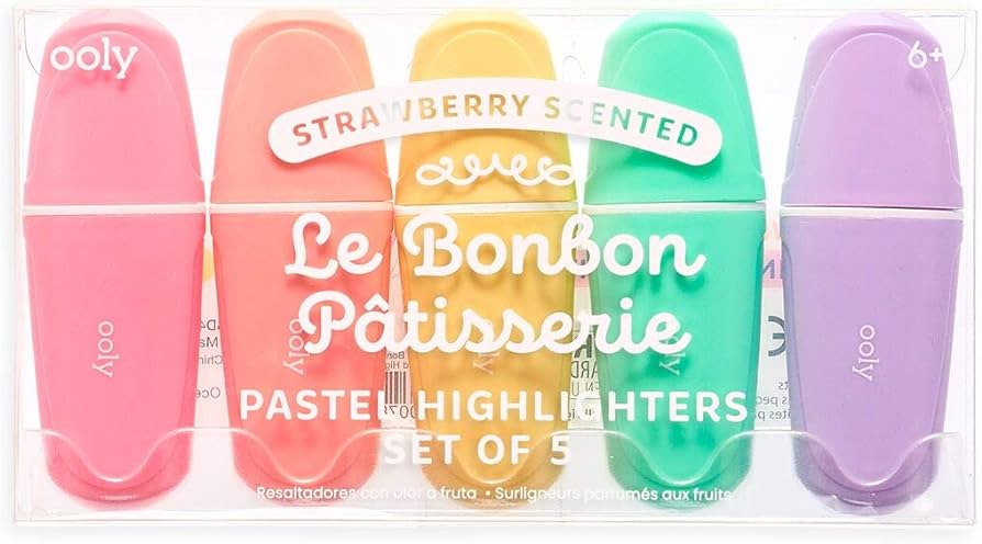 Ooly - bonbon scented pastel highlighters