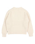 Buho - kids - cotton knit cardigan - ecru