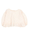 Buho - kids - embroidery blouse - ivory