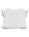 Buho - kids - stripes waistcoat - white