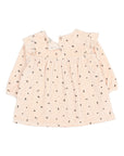 Buho - bb - velvet cuore dress - cream pink