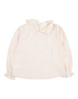 Buho - kids - lurex blouse - cream pink