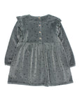 Buho - kids - velvet cuore dress - elephant