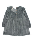 Buho - kids - velvet cuore dress - elephant