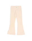 Buho - kids - rib velvet pants - cream pink