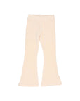 Buho - kids - rib velvet pants - cream pink