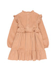 Buho - kids - soft velours dress - apple blossom