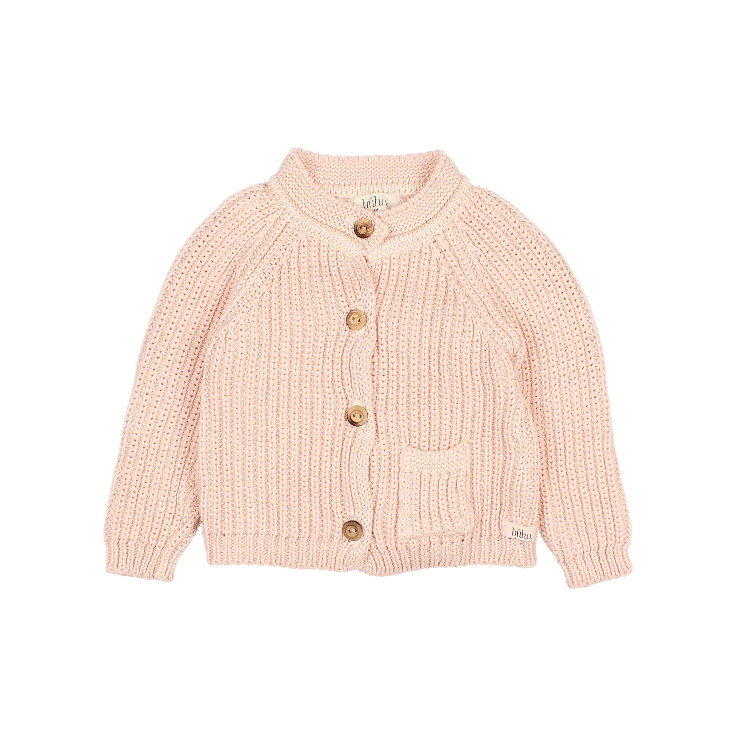 Buho - bb - cotton knit cardigan - light pink
