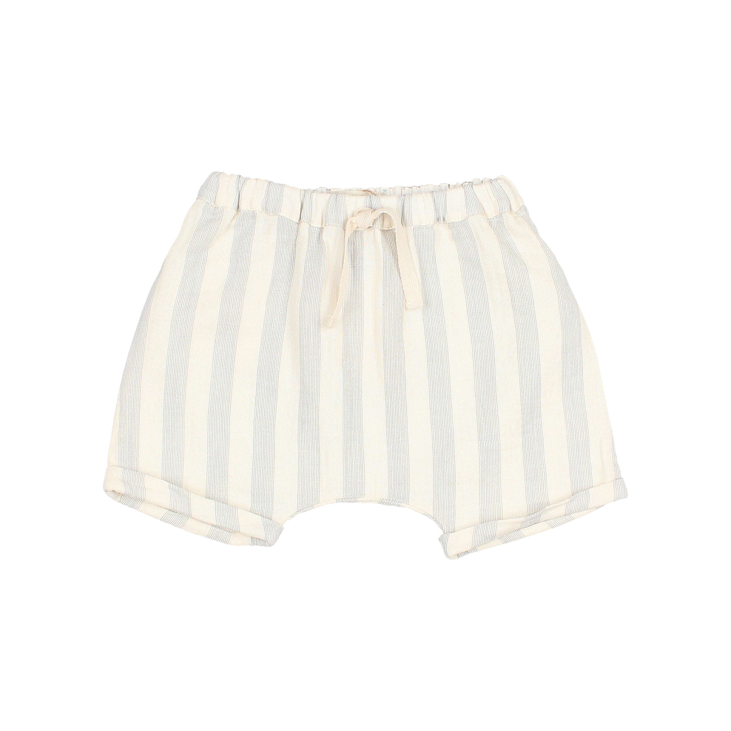 Buho - bb - stripes shorts - sky grey
