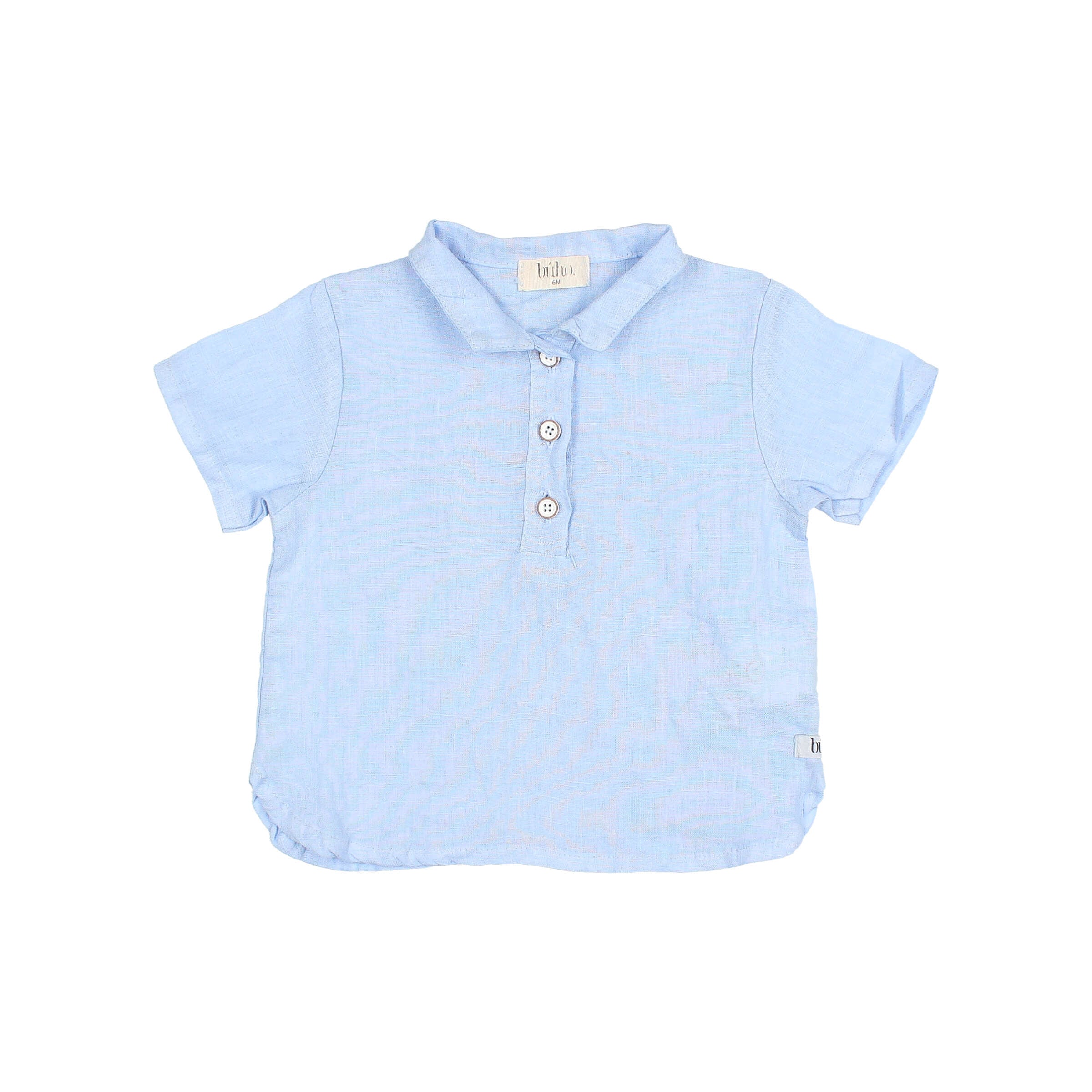 Buho - bb - linen shirt - placid blue