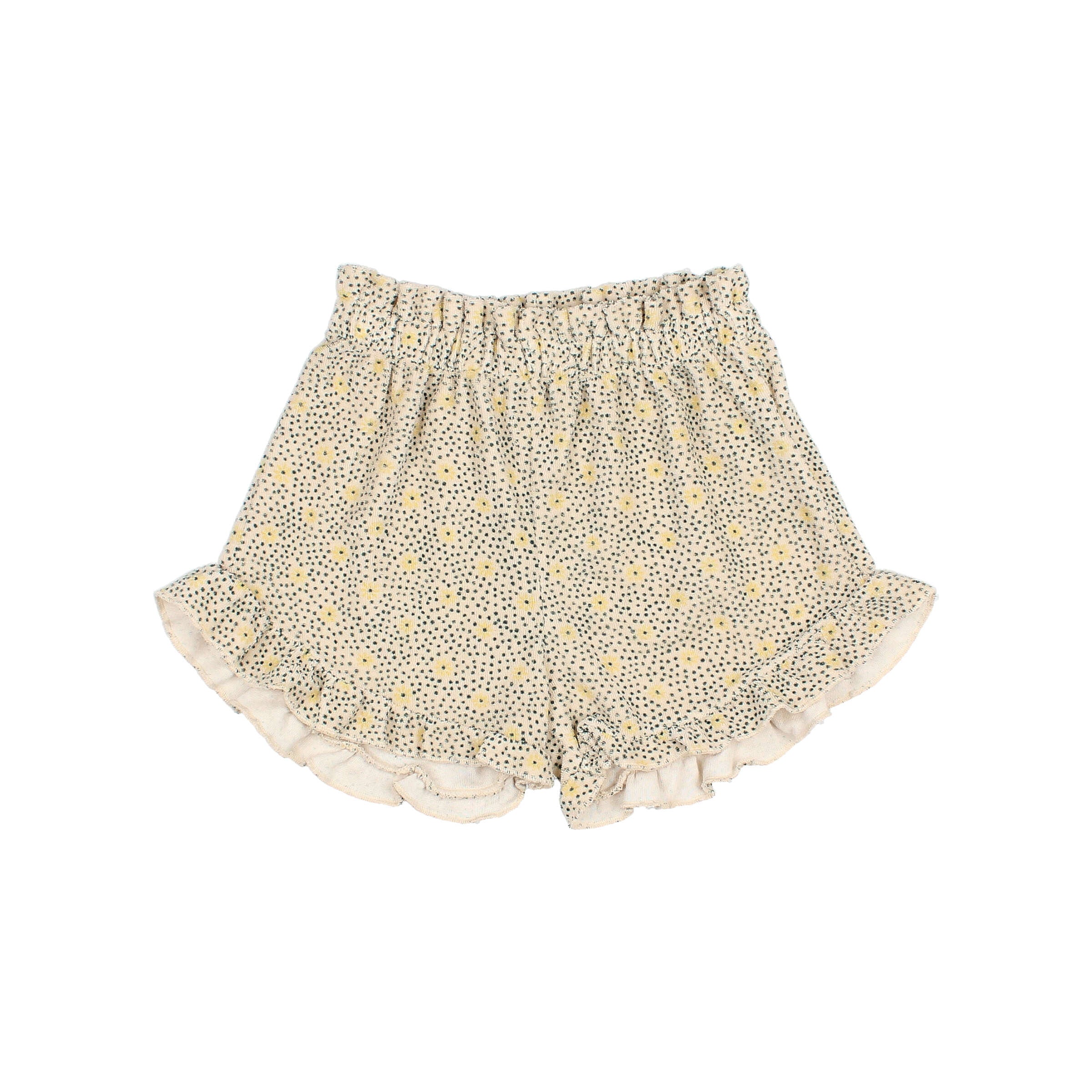Buho - kids - flower dots shorts - sand