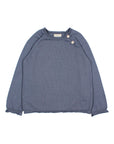 Buho - kids - fine knit jumper - blue stone