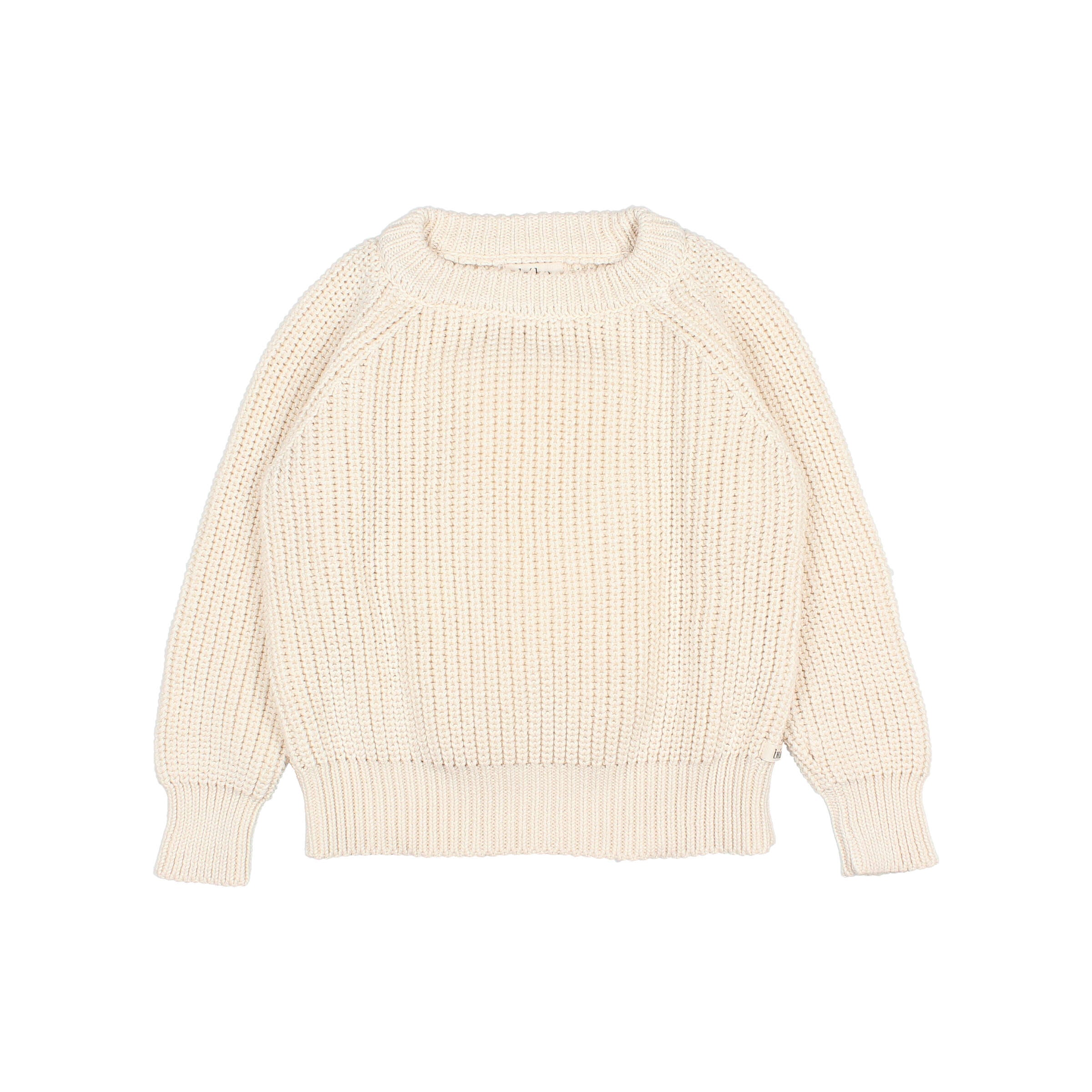 Buho - kids - cotton knit jumper - ecru