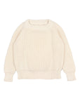 Buho - kids - cotton knit jumper - ecru