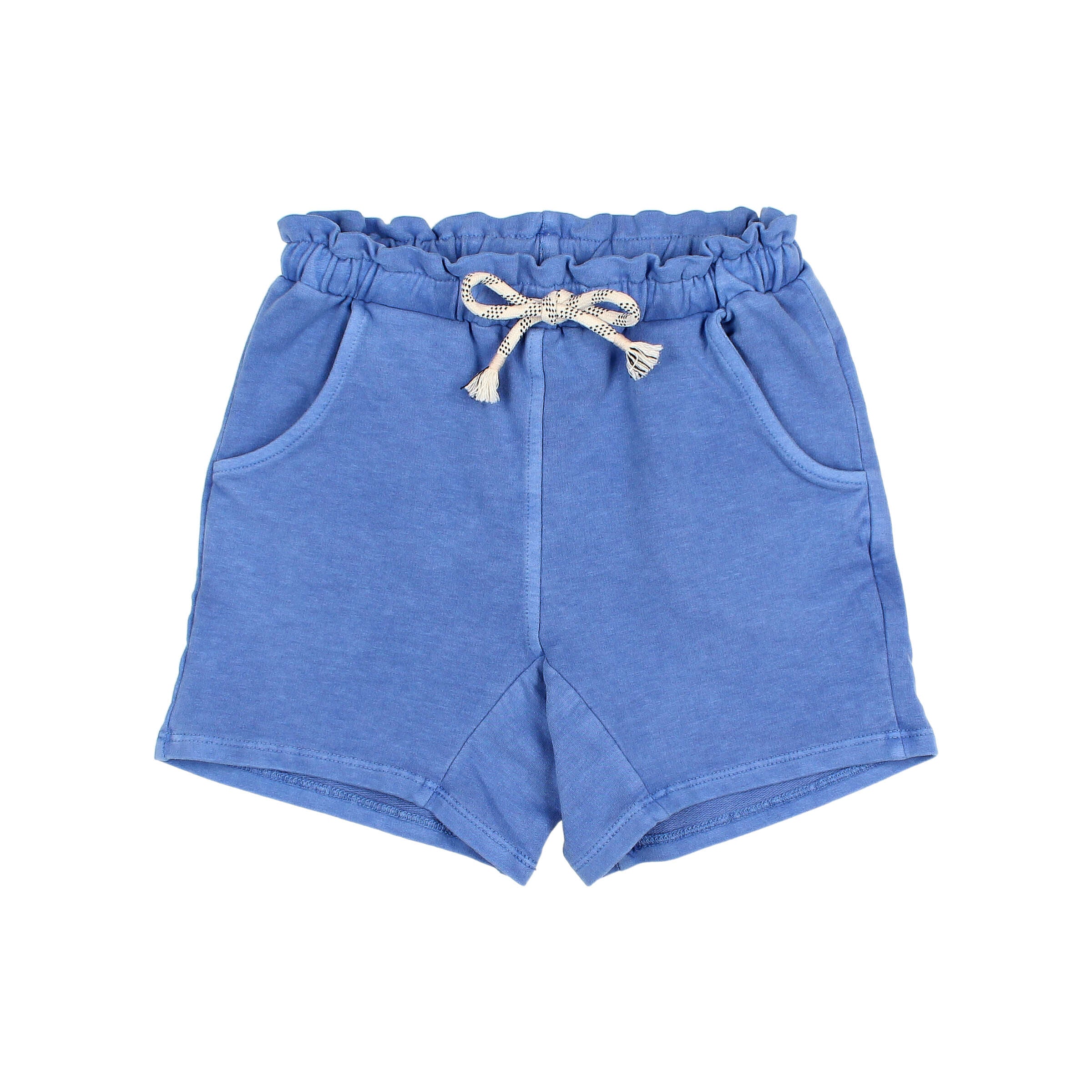 Buho - kids - fleece shorts - blue surf