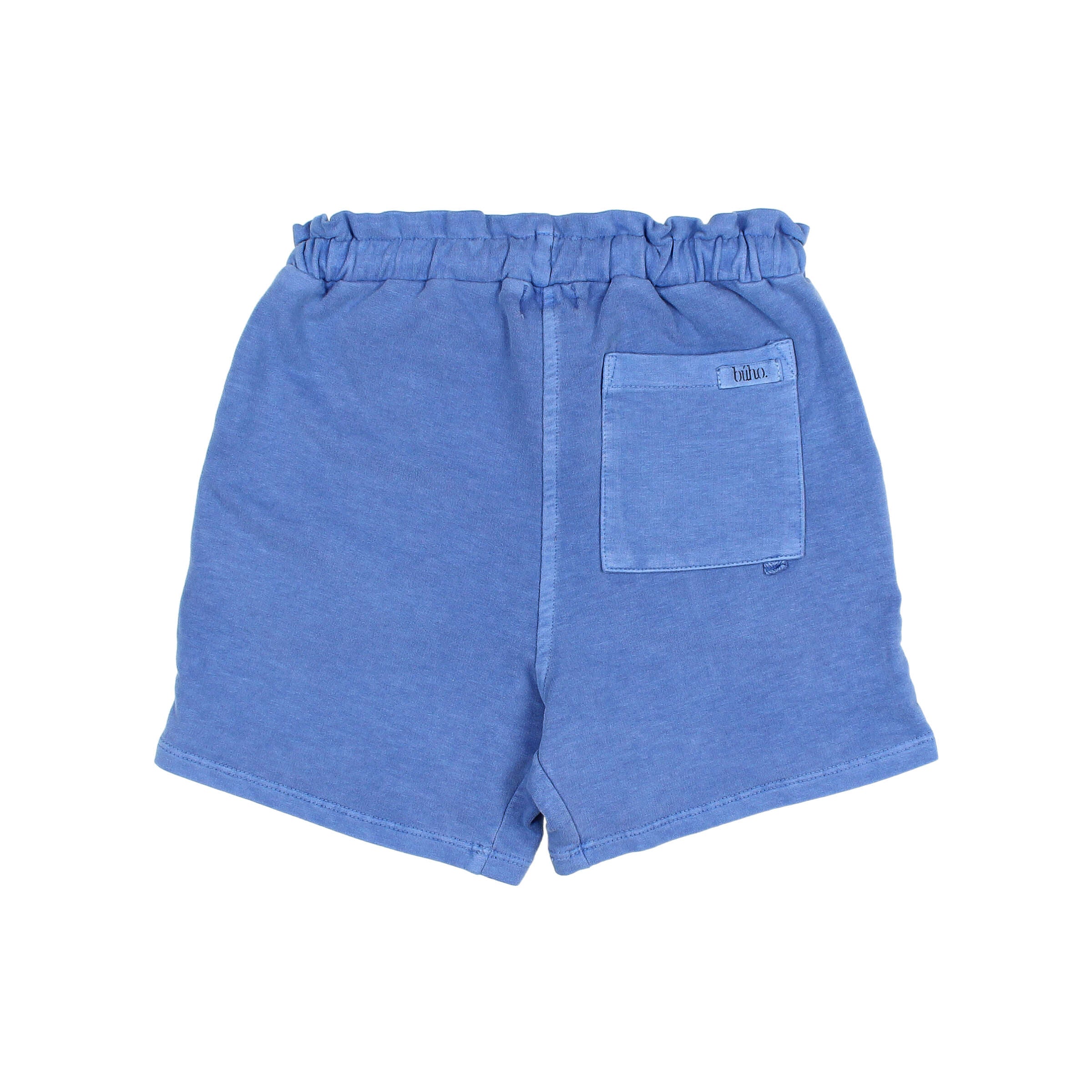 Buho - kids - fleece shorts - blue surf