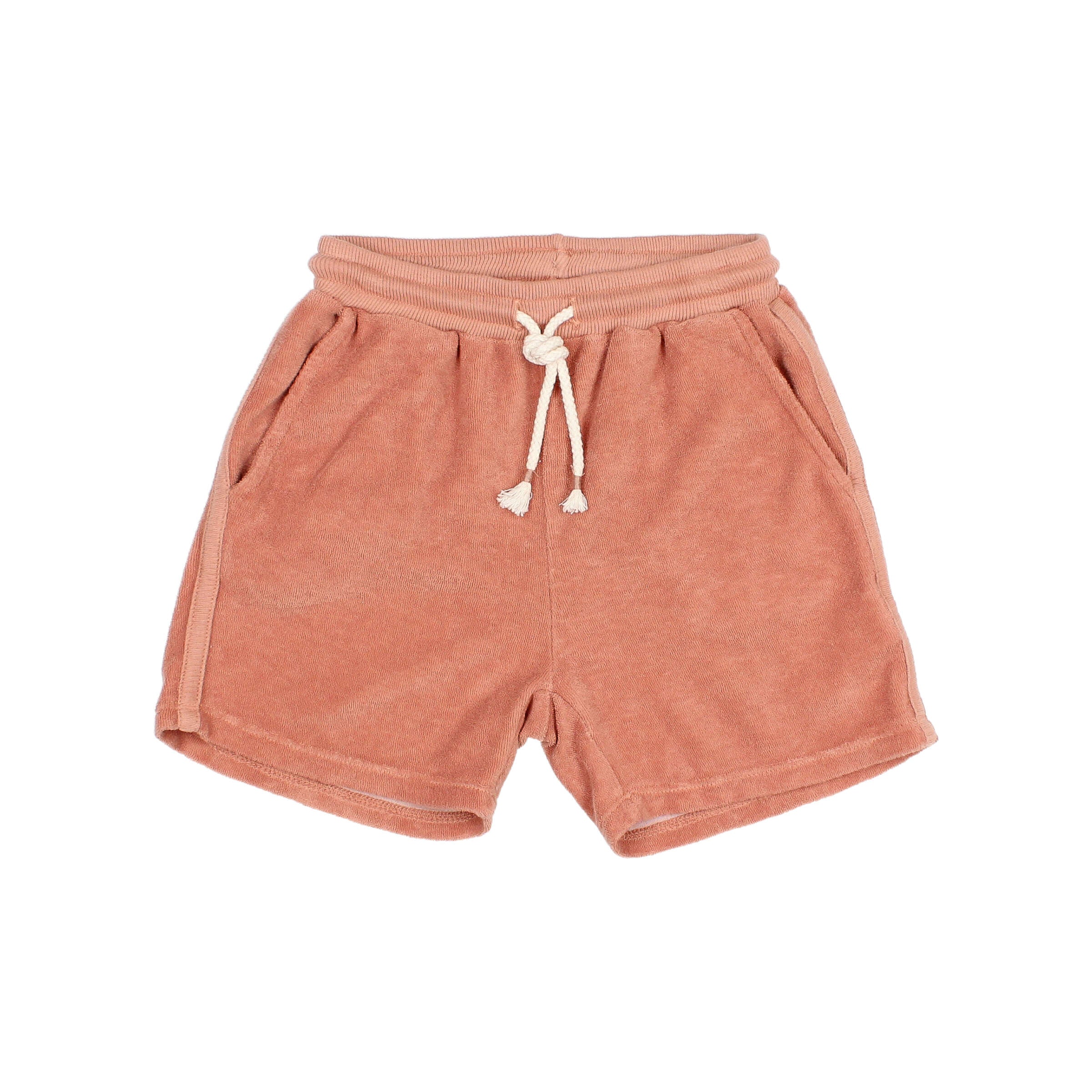 Buho - kids - terry shorts - rose clay