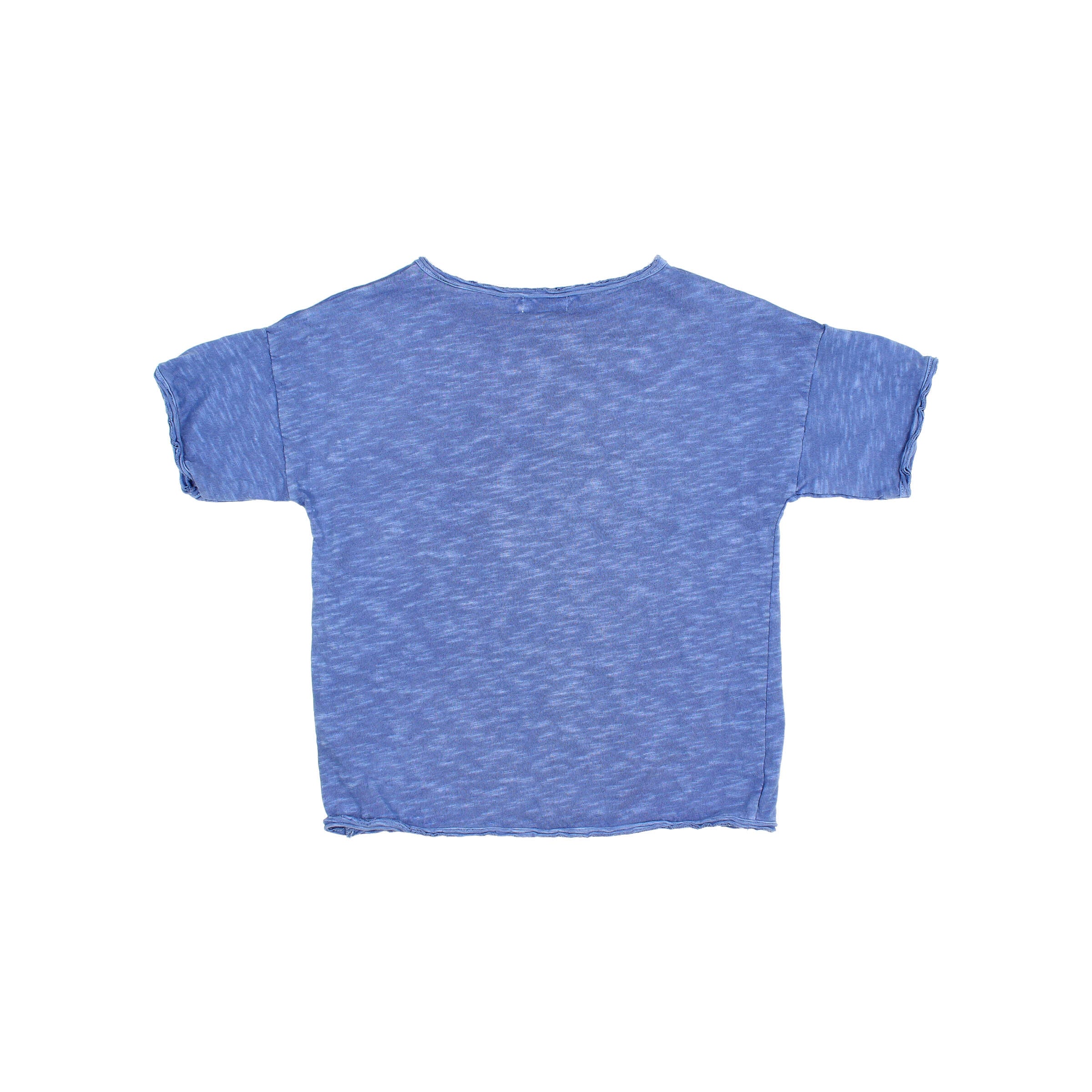 Buho - kids - washed t-shirt - blue surf