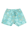 Buho - kids - daisy swim shorts - garden