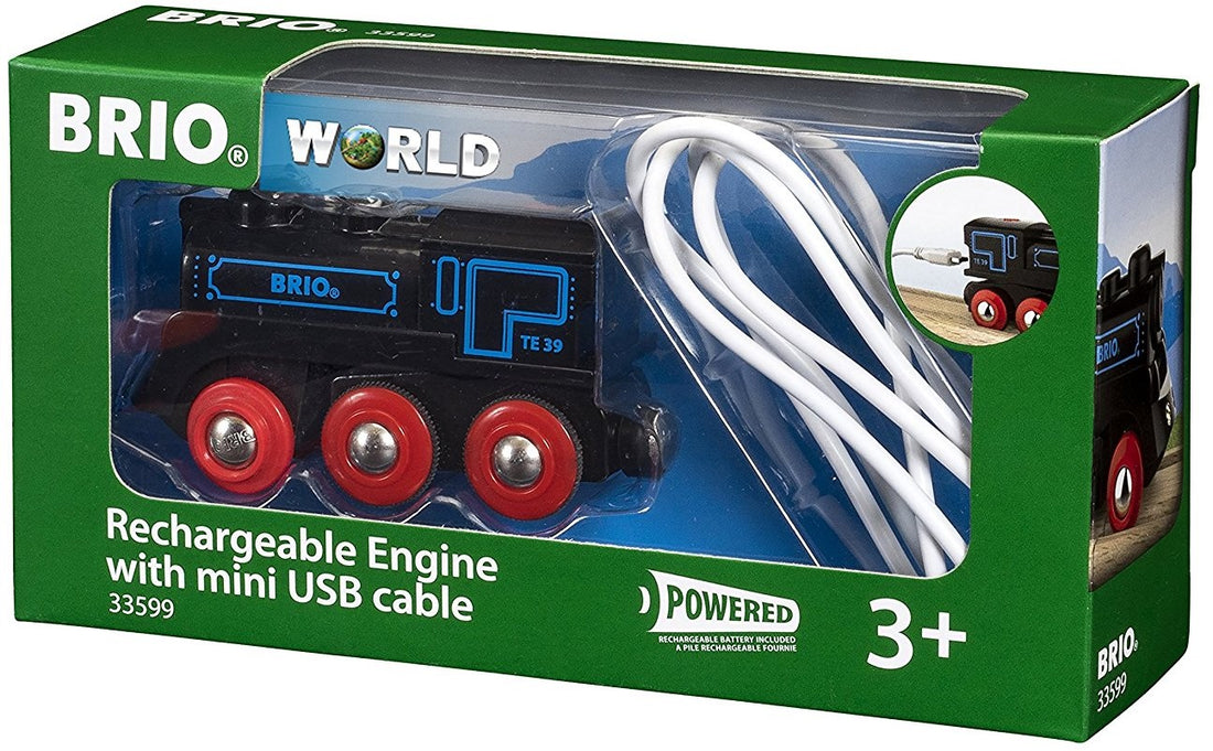 Brio - oplaadbare trein met usb kabel