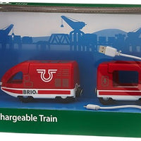 Brio - oplaadbare passagierstrein met usb kabel