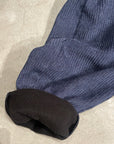 Hygge Selection - corduroy fleece pants - navy