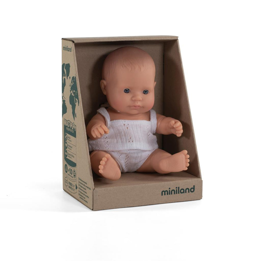 Miniland - babydoll - european girl - 21cm