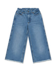 Repose ams - denim culotte pants - mid blue