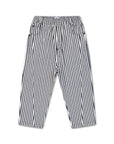 Repose Ams - wide pants - navy stripe