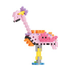 Marioinex - mini waffle - nature flamingo - 50 pcs