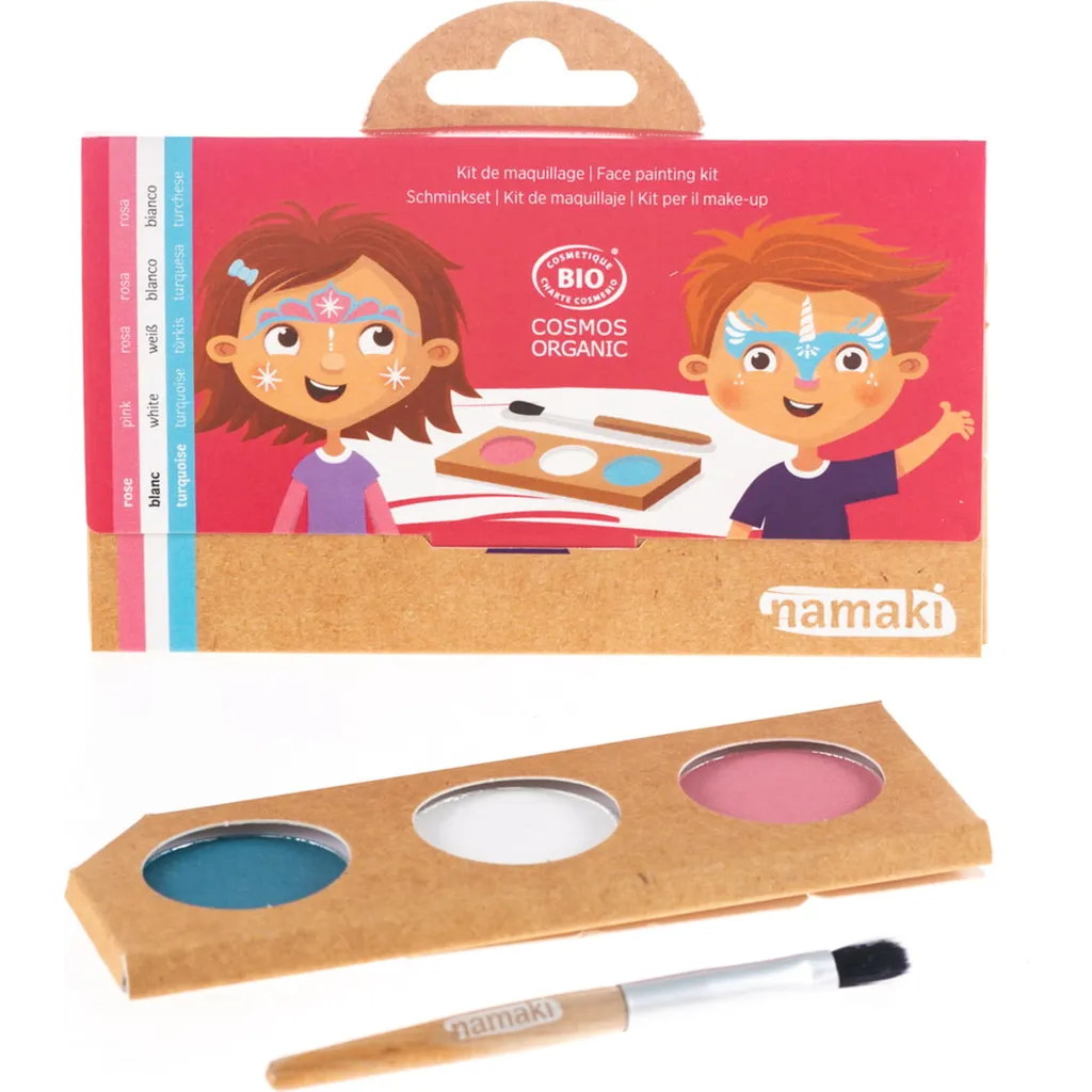 Namaki - face painting kit - pink/white/turquoise